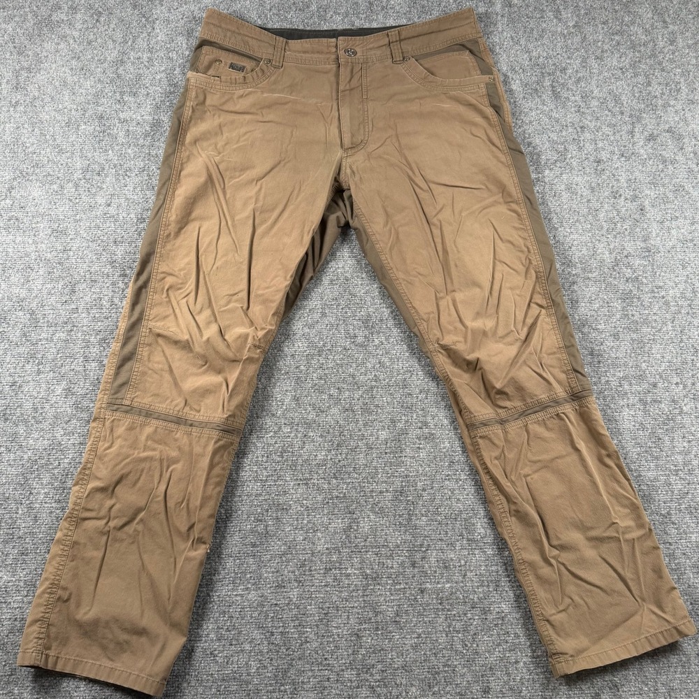 Kuhl Radikl Pants Mens 36x32 Brown Hybrid Hiking Outdoor Workwear 5118